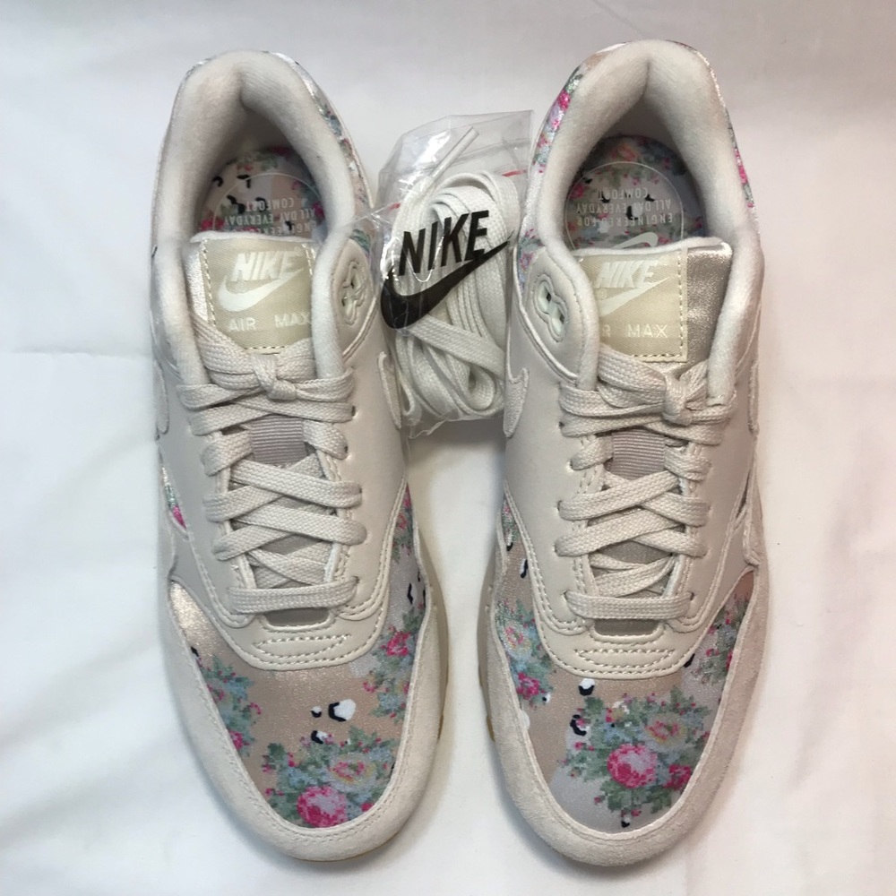 Nike Air Max 1 Floral Desert Suede Lifestyle Shoes - Picture 4 of 8